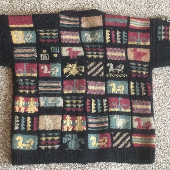 Putumayo Vintage Wool Cardigan Sweater - Picture 7 of 9